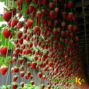 Клубника ампельная Анастасия купить по цене от 370р. в интернет-магазине «Посадика» с доставкой почтой в в Муроме и по всей России – [изображение №1].